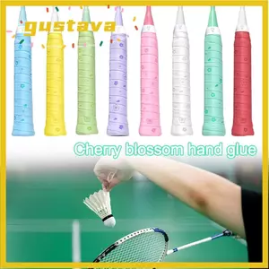Băng quấn tay cầm cầu lông GUSTAVA, Tay cầm vợt cầu lông PU thấm mồ hôi, Băng dính vợt Tennis chống trượt in hình