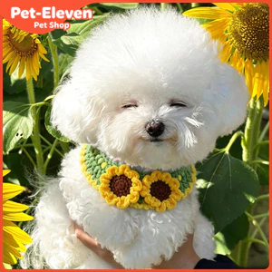 Khăn Cho Mèo Chó Yếm Thú Cưng Handmade Khăn Nước Bọt Dễ Thương Thú Cưng Phụ Kiện Bichon Muppet Yếm Đồ Trang Trí Thú Cưng