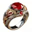 Châu Âu Mỹ Bán Đá Quý Phong Cách Mới Độc Đáo Nhẫn Đính Hôn Retro Zircon Niche Cao Cấp Độc Đoán Thời Trang Nhẫn 2026-6-26
