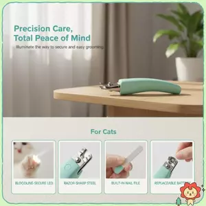 Đèn LED Cho Thú Cưng Cắt Móng Tay Dụng Cụ Chải Lông Với Móng Tay Tập Tin Sharp de Cho Chó Mèo An Toàn Cắt Móng Tay Đồ Dùng Cho Thú Cưng