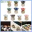 Cốc cà phê gốm POP có đế 100ml Cốc gốm sứ Latte hình nón