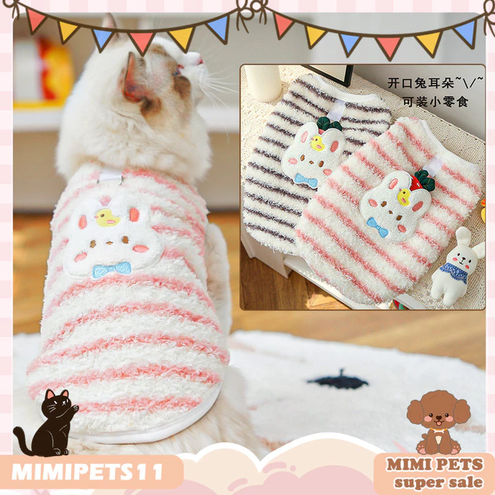 Mèo Teacup Chó Con Chó Con Sữa Nhỏ Chó Mèo Thu Đông Flannel Ấm Không Lông Quần Áo Mèo Đồ Dùng Cho Thú Cưng Xuyên Biên Giới