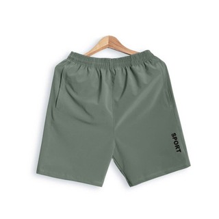Combo 5 quần short nam in chữ SPORT chất liệu thun co giãn thoáng mát, túi không có khóa kéo