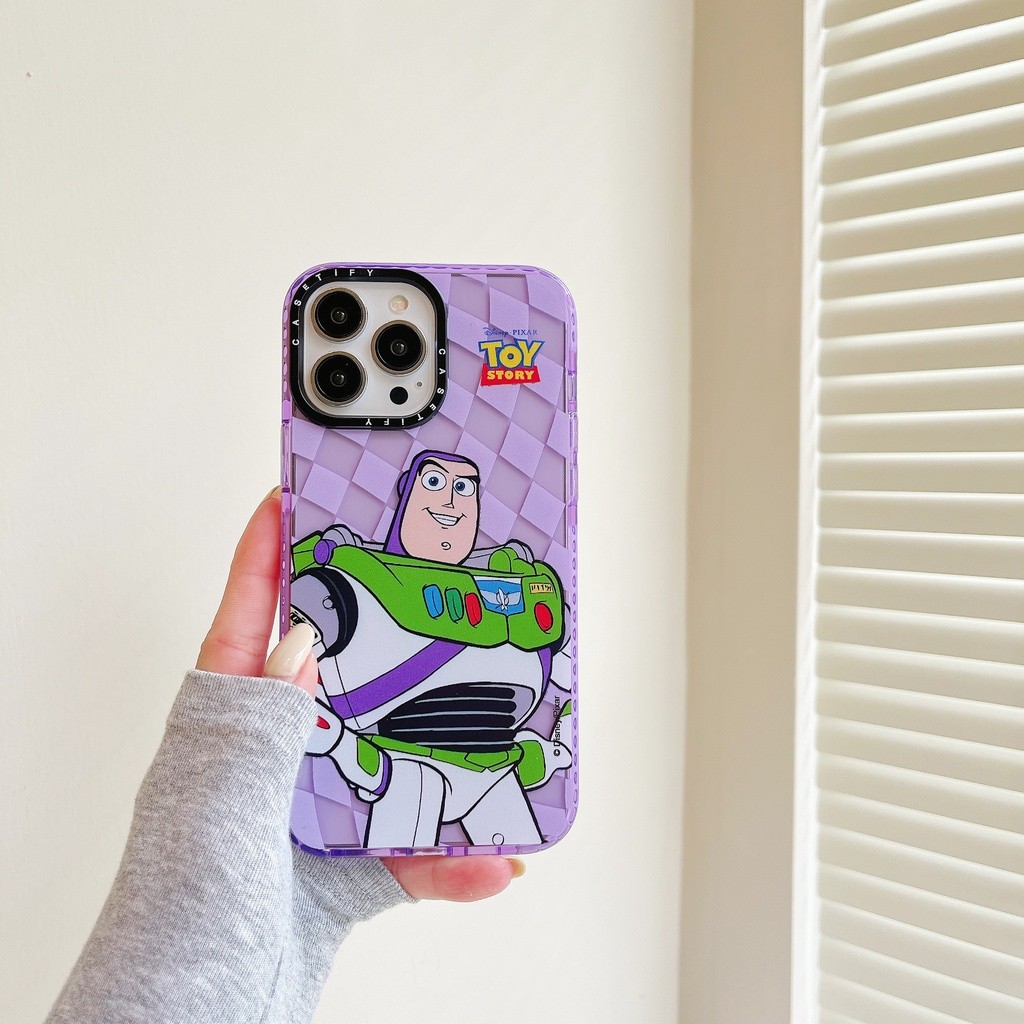 CASET Toy Story Woody Buzz Lightyear Lotso Aliens Vỏ mềm hoạt hình Vỏ tương thích cho iPhone 16 Pro Max Plus 15 / 14 / 13 / 12 / 11 / X / XS / XR / SE / 8 / 7 / 6