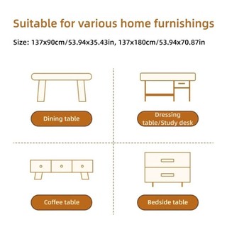 Vỏ bàn ROLY, Khăn trải bàn Rectangula chống bẩn, Khăn lau dầu chống dầu PEVA Nhà bếp gia đình