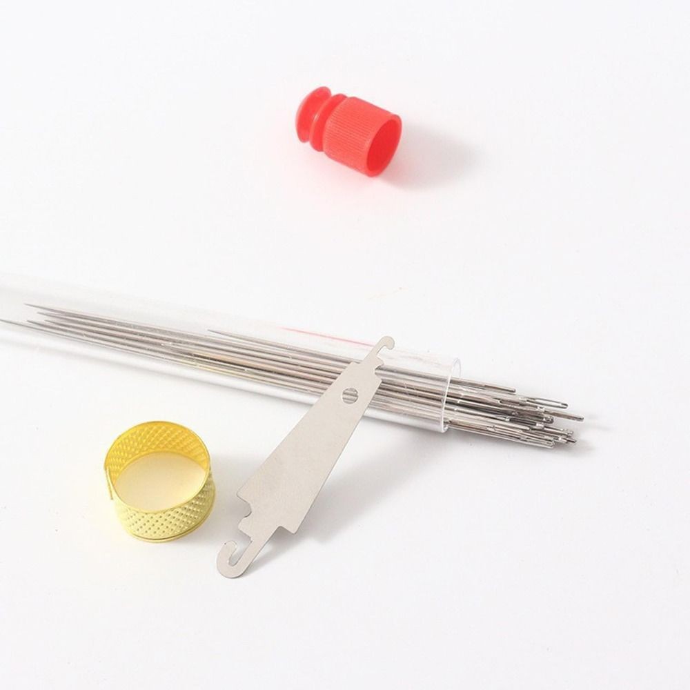 ORDOBOX 31 / 34 / 37 Bộ dụng cụ may vá, Dụng cụ sửa chữa tay chỉ kim đa năng dễ dàng may, di động với kim may Quilt trên cùng để may Quilt