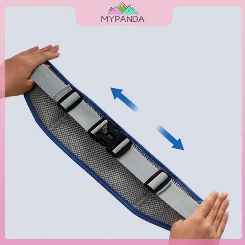 MYPANDA - Thắt lưng thể thao cho nam và nữ với túi chống nước, ví đựng tiền và holder điện thoại, phù hợp phòng tập thể dục.
