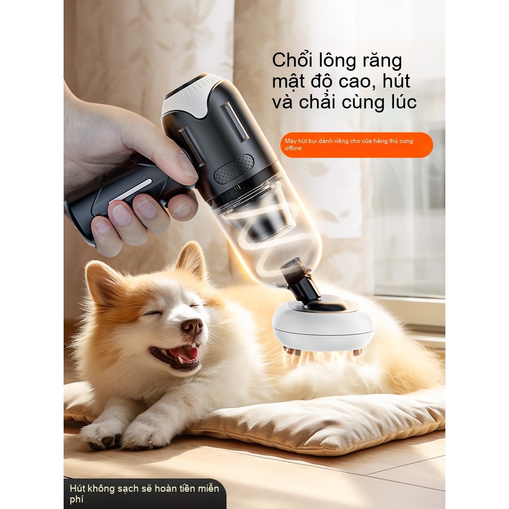 ​Máy Hút Bụi Ô Tô & Hút Lông Thú Cưng - Cầm Tay Không Dây, Hút Bụi Thảm & Khe Hở Đa Năng​