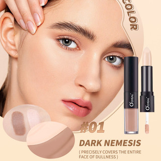 OCHEAL Concealer Liquid Double-Headed Contouring Stick Ba chiều Face Brightening Highlighting Base Stick Sửa đổi bóng mũi