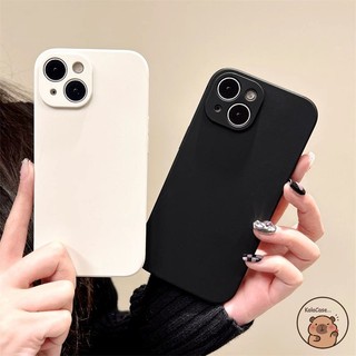 Dành cho iQOO Neo 10 Z10 Turbo Pro Plus Z10x iQOONeo10ProPlus iQOOZ10Turbo Ốp Điện Thoại Đơn Giản Đen Trắng Màu Trơn Kinh Doanh Mờ Cạnh Thẳng Vỏ Mềm