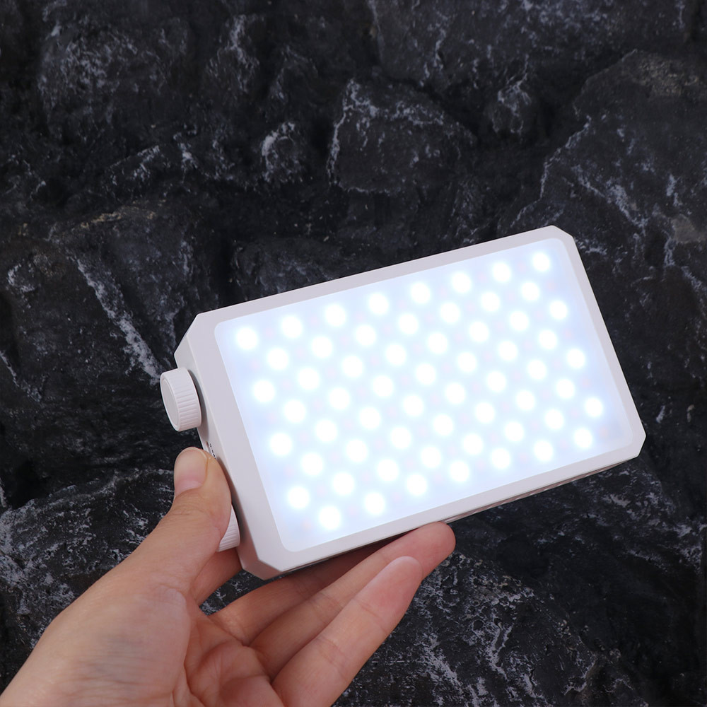 Đèn máy ảnh LED FUHUIOT RGB, Đèn Video LED Mini 40W 2800-9000K, Chế độ FX 8 có thể điều chỉnh đa chức năng có đèn chụp ảnh bỏ túi ba chân Studio ảnh