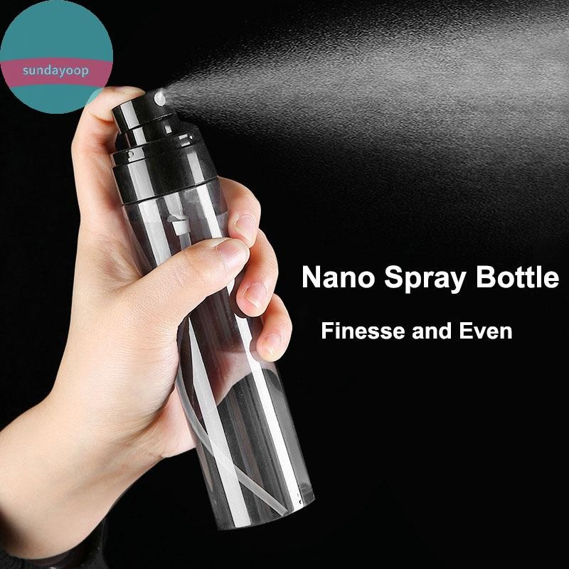 SUND 30 / 60 / 100 / 120ML Bình Đựng Du Lịch Trống Trong Suốt / Đen Trang Điểm Cồn Siêu Mịn Sương Mặt Hydrat Hóa Di Động VN