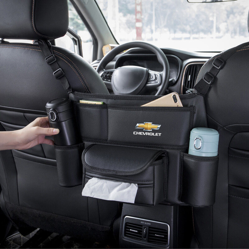 Da Ghế Ô Tô Giữa Móc Treo Túi Bảo Quản Cho Xe Chevrolet Captiva Cruze Spin Optra Trailblazer Orlando Sonic Colorado Giữa Ghế Khăn Giấy Cốc Nước Túi Điện Thoại Stowing Tidying