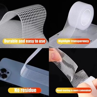 ORDOBOX Băng dính hai mặt siêu mạnh, Băng dính lưới nâng cấp có thể tháo rời, Dải băng không dấu vết chống nước 1 / 2mm