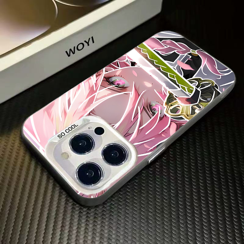 Ốp Lưng iPhone Hình Thiếu Nữ Anime Dễ Thương - Tương Thích 16/15/14/13/12/11 Pro Max, XS Max, X
