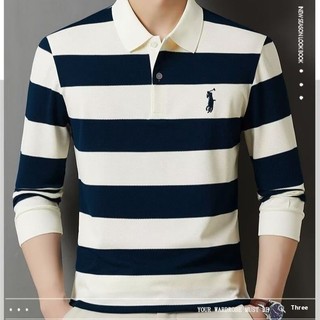Áo sơ mi Polo sọc mùa đông dành cho nam - Giản dị và sành điệu