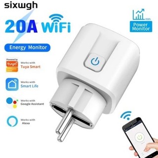 Ổ cắm thông minh WIFI 16A, hỗ trợ điều khiển ứng dụng cuộc sống ấm cúng và điều khiển bằng giọng nói Alexa, Google Home