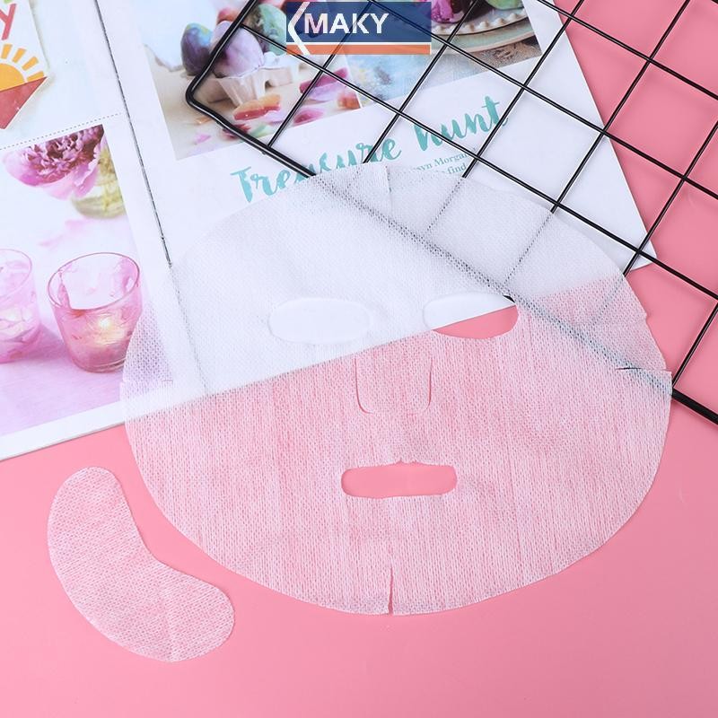 Onetimingcool 100pc Giấy mặt dùng một lần Cotton Vải không dệt DIY Mặt nạ tấm VN