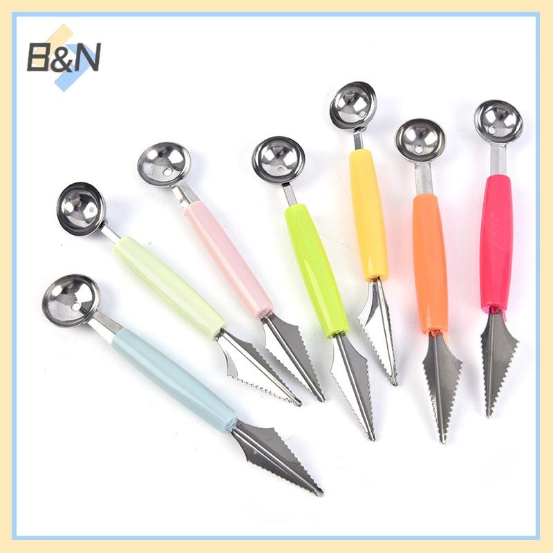 B & N Dưa Dưa Hấu Trái Cây Baller Khắc Kem Dưa Muỗng Khắc Thủ Công.
