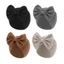 OXXGGKAO Bun Nút Nắp Mầm Non Bệnh Viện Mũ Turban Trẻ Sơ Sinh Nắp Bonnet Màu Trơn Headwrap