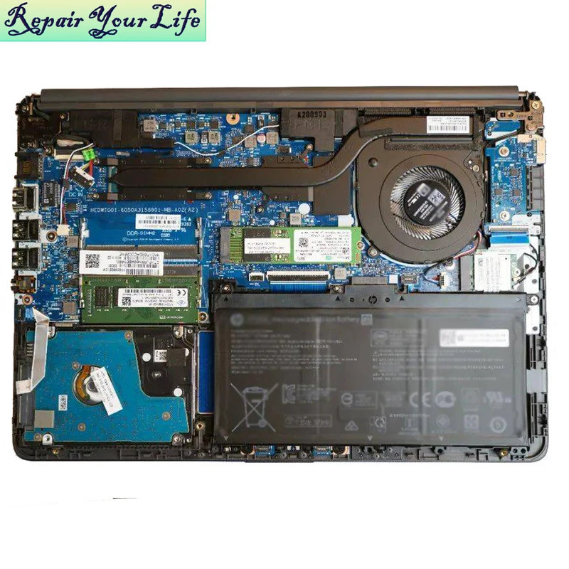 Quạt Làm Mát CPU Laptop Cho HP 240 245 246 G7 G8 300 340 348 G5 TPN-I130 TPN-I135 Quạt Tản Nhiệt Làm Mát 6033B0062401 DFS200005AR0T