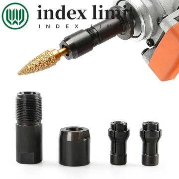 Bộ chuyển đổi sửa đổi máy mài góc GIỚI HẠN, Máy mài góc bằng thép Carbon cao sang máy mài thẳng Bộ chuyển đổi sửa đổi, Máy mài ren 3 / 6mm M10 màu đen Máy mài góc loại 100
