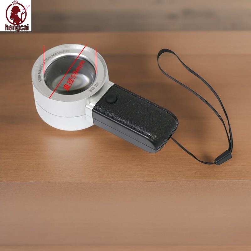 Kính lúp 30X với 4 đèn LED cho đọc và kiểm tra rõ nét