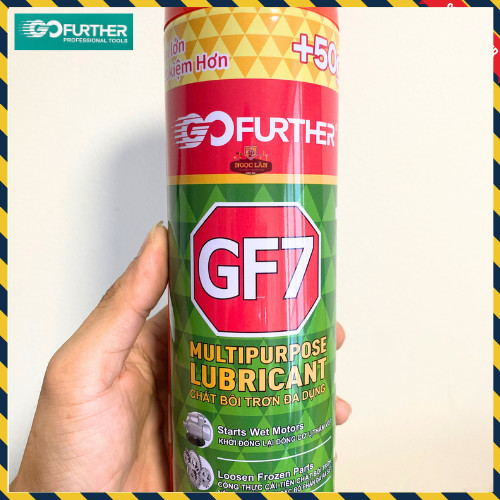 [Chai lớn] Chai xịt bôi trơn & chống rỉ sét đa năng Gofurther GF7 chai 350g dùng tốt tiện dụng