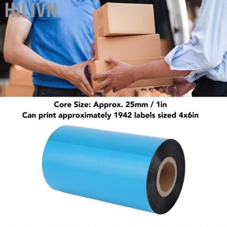 Hilivn Hilivn 1 Cuộn Ruy Băng Truyền Nhiệt 4.33inx984ft 1in Core Nhựa Sáp Tăng Cường Cho Máy In Nhãn Mã Vạch