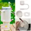 TOPTOOLCX Ống Hút, Nắp Ống Hút Lục Giác Bằng Silicon Chống Bắn, Bộ 3 Đồ Uống Chống Bụi Ống Hút Topper