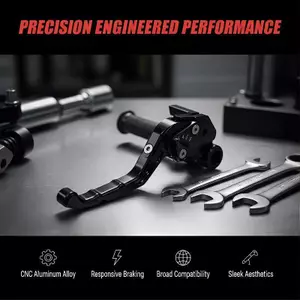 Phanh xe máy Ly hợp đòn bẩy thay thế Universal Fit 7 / 8 Inch CNC gia công Hợp kim nhẹ cho xe đạp thành phố và lưu diễn Đẹp