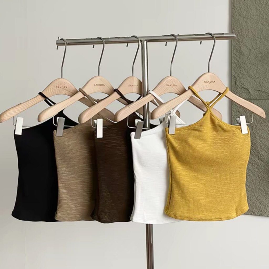 Gợi Cảm Cô Gái Nóng Dây Camisole Nữ Có Miếng Lót Ngực Mùa Hè Slim Top