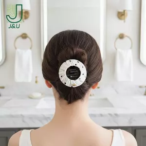 Polka Dots Flat Pancake Vuốt Tóc Kẹp Hợp Thời Trang Chống Trượt Phụ Kiện Tóc Cho Nữ Bé Gái Thể Thao Đi Chơi Ngủ