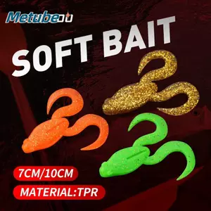 Mồi câu cá ếch mềm METUBE, Mồi câu cá giống như ếch Mồi ếch Mini, Dụng cụ câu cá ngoài trời 7 / 10cm Câu cá TPE Mồi ếch mềm