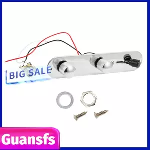 Guansfs Guansfs Đàn Guitar Tấm Điều Khiển Kim Loại Mạ Chrome Công Tắc 3 Chiều Prewired Cho Telecaster