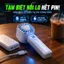 🔥Quạt mini sạc USB di động gọn nhẹ | Quạt cầm tay 5 tốc độ yên tĩnh mát mạnh | Quạt tay sạc pin mini nhỏ gọn gió mạnh