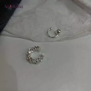 AqToCna 2 / 3 Chiếc Kẹp Tai Chống Xước Thời Trang Trên Bông Tai Dành Cho Nữ Bé Gái Tối Giản Sụn Tai Còng Giả Sụn Bông Tai Trang Sức AqToCna