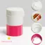 TOPTOOLCX Máy Cắt Thuốc Cho Viên Nhỏ Hoặc Lớn Hộp Đựng Thuốc Viên Vitamin Viên Máy Tính Bảng Máy Cắt Thuốc