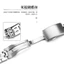 Dây đeo bằng thép không gỉ 00985 / Dây đeo bằng thép không gỉ / Thích ứng với dây đeo bằng thép PRC200 / Thích ứng với T461 / Thích ứng với T014 / Thích ứng với T17 / Vòng đeo tay đồng hồ dòng 1853 / Vòng tay bằng thép không gỉ 19mm /