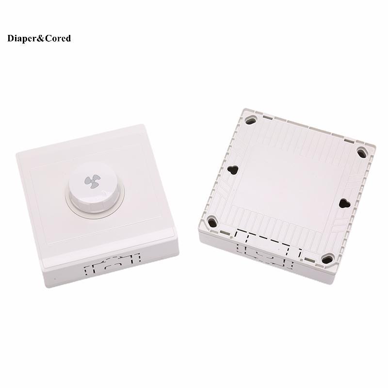 DIAPER & CORED 1PC 86Type Quạt trần Điều chỉnh Bộ điều khiển tốc độ vô cấp Công tắc treo tường 220V 10A YTH