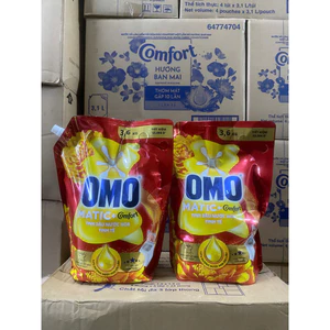 Omo Nước Giặt Matic Cửa Trên Hương Comfort Tinh Dầu Túi 3,6kg