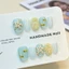 Mùa Hè Họa Tiết Sao Biển Làm Móng Tay Phù Hợp Với Ba Chiều Ngọt Ngào Dreamy Handmade Đeo Móng Tay Miếng Dán LYVW