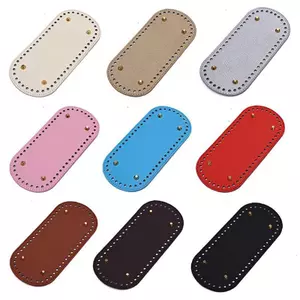 Đáy Dài 22 * 10cm Cho Túi Dệt Kim Da PU Đế Handmade Đáy Có Lỗ Túi Móc Tự Làm Phụ Kiện Đáy VN