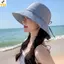 < YEI > Mũ chống nắng rộng vành dành cho nữ có nơ để đi dã ngoại và hoạt động ngoài trời Mới