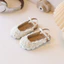 Giày Sandal Bé Gái Thiết Kế Lưới Thêu Hình Lá Phong Cách Hàn Quốc, Giày Rọ Trẻ Em Đế Mềm Chống Trượt Cao Cấp