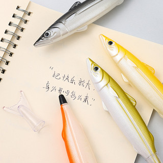 ENWEI 1 Cái [Ocean Series] Bút hình cá muối Bút bi mới lạ dành cho học sinh Đồ dùng văn phòng phẩm trường học
