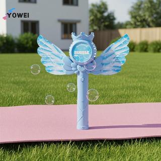 YOWEI An Toàn Điện Thiên Thần Tự Động Bong Bóng Đèn LED Âm Thanh Cầm Tay Bong Bóng Máy Làm Cho Trẻ Em Mùa Hè Ngoài Trời Vui Vẻ VN