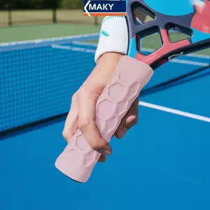 MAKY Chống Mồ Hôi Tay Cầm Silicon Undergrip Grip Cover Cho Pileball Paddle Padel Raet Mềm Chống Trơn Trượt Cho Ngoài Trời Trong Nhà Trò Chơi Chơi Chơi VN