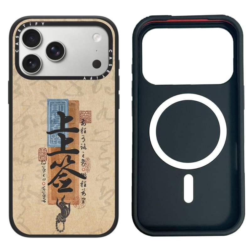CASECASE X Best Fortune Case White Camera Ring Edition Matte Đen Cứng Hút Từ Tính Tác Động Dành Cho Apple IPhone 13 14 15 16 17 Pro Max Air Plus Có Hộp
