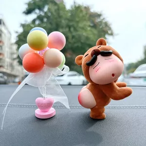 Sáng Tạo Xe Đồ Trang Trí Dễ Thương Crayon Shin-Chan Mông Gấu Búp Bê Bảng Điều Khiển Trung Tâm Trang Trí Xe Hơi Đồ Trang Trí 26.3.22
